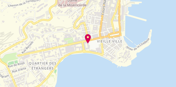 Plan de Sandrine CARCENAC - Conseiller immobilier Capifrance, 2 Place du Général de Gaulle, 20000 Ajaccio