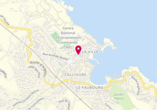 Plan de Agence Py Immobilier Collioure, 17 Rue Pasteur, 66190 Collioure