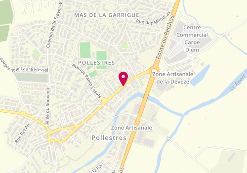 Plan de Pollestres Immobilier, 6 Roussillon, 66450 Pollestres