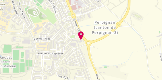 Plan de Century 21, 840 avenue d'Argelès-Sur-Mer, 66100 Perpignan