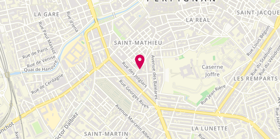 Plan de Les Glaieuls, 9 Rue Lieutenant Pruneta, 66100 Perpignan