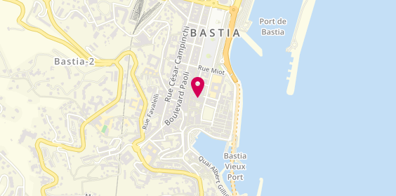Plan de Agence Insula Immobilier Bastia, 3 Rue Jacques Faggianelli, 20200 Bastia