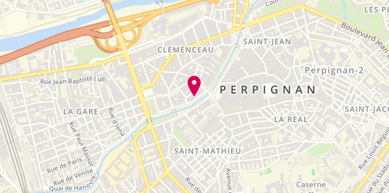 Plan de CityGest Perpignan, 17 Quai Sébastien Vauban, 66000 Perpignan