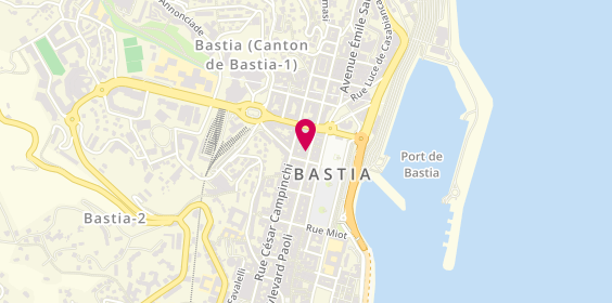Plan de Cabinet Pierre Martelli -Agence Immobilière Bastiaise, 41 Boulevard Paoli, 20200 Bastia