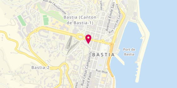 Plan de Bastia Immobilier, 4 Rue Gabriel Péri, 20200 Bastia