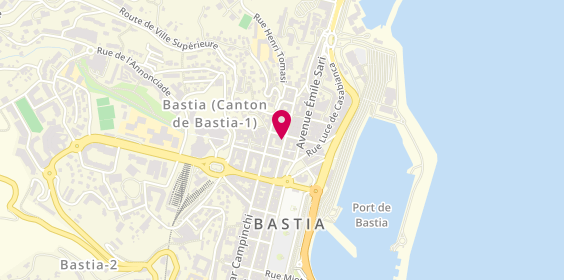 Plan de Le Kallisté, Agence Immobilière, 47 Bd Graziani, Bastia, 47 Boulevard du Général Graziani, 20200 Bastia