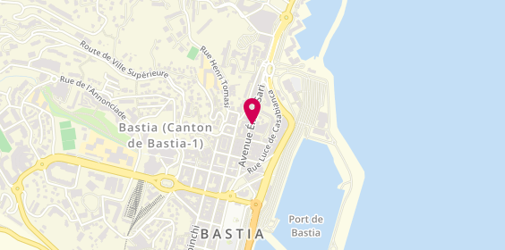 Plan de Sacha Immobilier, 10 Bis avenue Emile Sari, 20200 Bastia