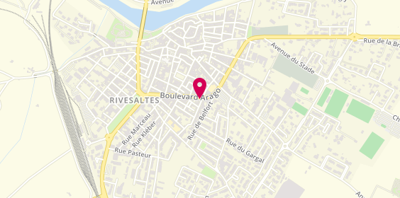 Plan de Laforêt Immobilier, 2 Rue Bernard Palissy, 66600 Rivesaltes