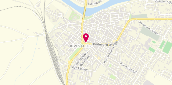 Plan de Agence du Soleil - Rivesaltes, 1 Boulevard Arago, 66600 Rivesaltes