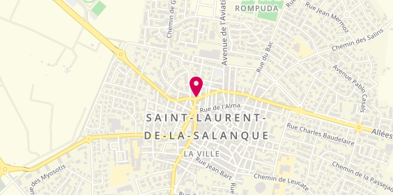 Plan de Agence Catalane, 1 avenue Maréchal Foch, 66250 Saint-Laurent-de-la-Salanque