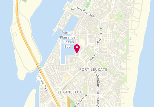 Plan de Port Leucate Immobilier, 1 Centre Commercial, 11370 Leucate