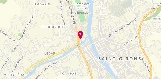 Plan de A3P, 4 avenue Aristide Berges, 09200 Saint-Girons