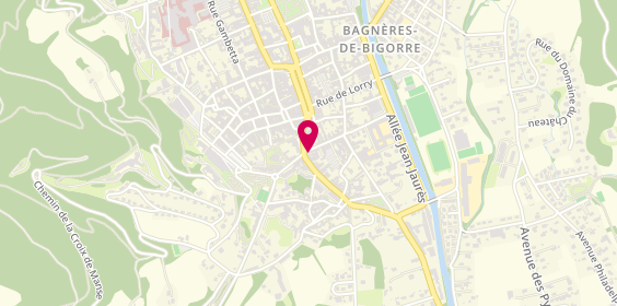Plan de Betty Immobilier, 38 Rue des Pyrénées, 65200 Bagnères-de-Bigorre