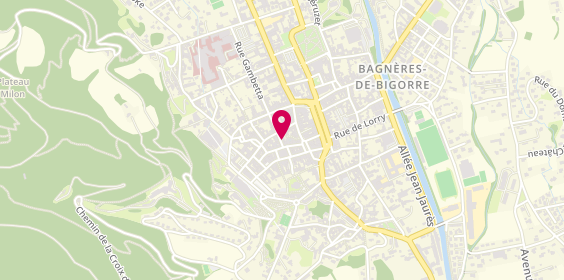 Plan de Bagnères Immobilier, 7 Rue Frédéric Soutras, 65200 Bagnères-de-Bigorre