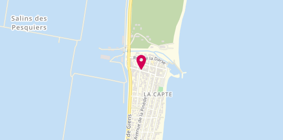 Plan de Agence Immobilière Vue Mer de la Capte, 9 Rue des Marchands, 83400 Hyères