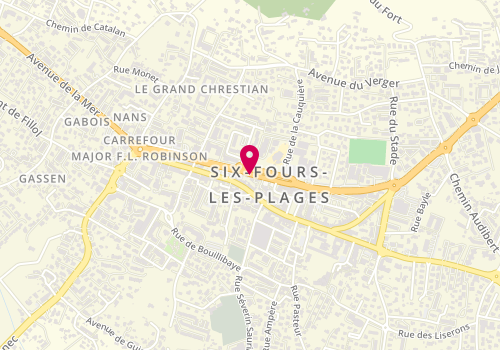 Plan de Valérie DUHAMEL - Team Sotheby’s Sanary Sur Mer, 623 avenue Maréchal de Lattre de Tassigny, 83140 Six-Fours-les-Plages