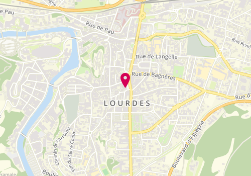 Plan de Human Immobilier, 20 place Marcadal, 65100 Lourdes