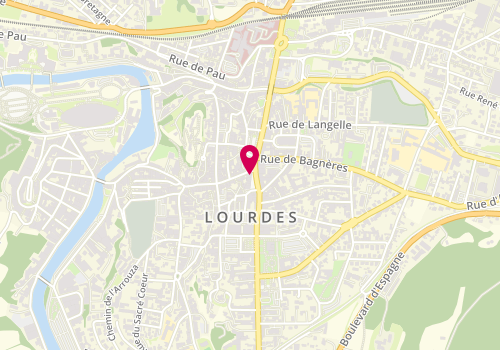 Plan de Immopyrénées, 10 place Marcadal, 65100 Lourdes