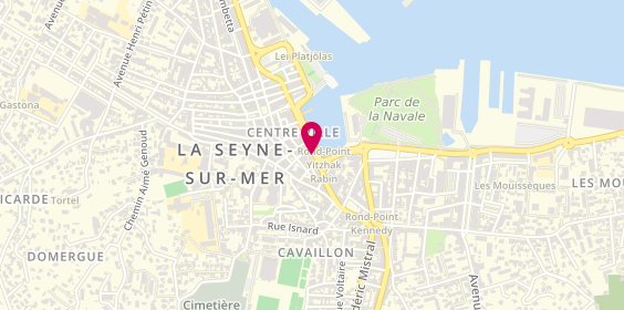 Plan de Citya Agence Méditerranéenne, 7 Quai Saturnin Fabre, 83500 La Seyne-sur-Mer