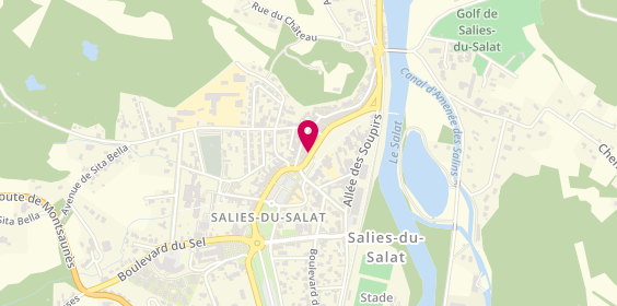 Plan de Agence du Cagire, 7 Boulevard Jean Jaurès, 31260 Salies-du-Salat