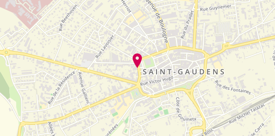 Plan de Agence Cassé Comminges Immobilier, 9 Boulevard Louis Pasteur, 31800 Saint-Gaudens