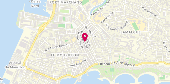 Plan de LES ROCHES Immobilier Toulon MOURILLON, 28 Rue Lamalgue, 83000 Toulon