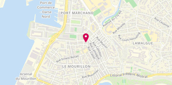 Plan de Mourillon Immo - Agence de la Poste, 5 Rue Castel, 83000 Toulon