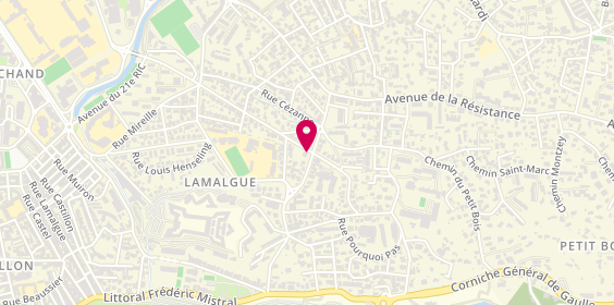 Plan de Aude Immobilier - Eval Immobilier, 662 avenue Pierre Loti, 83000 Toulon