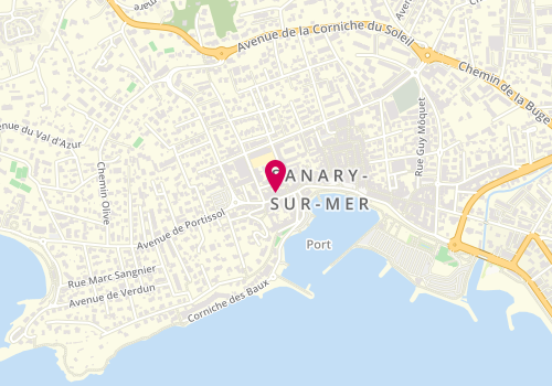 Plan de Top Gestion - Agence immobilière Sanary-sur-Mer, 20 Av. Gallieni, 83110 Sanary-sur-Mer