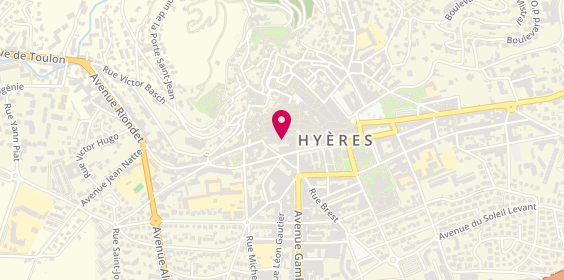 Plan de Agence immobilière Hyères – Espaces Atypiques, 7 avenue des Îles d'Or, 83400 Hyères