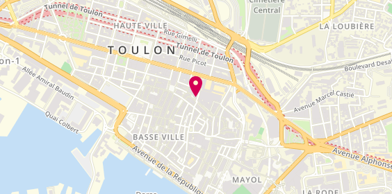 Plan de Sweet & Home Immobilier Transaction Gestion Location, 3 Rue Fougassière, 83000 Toulon