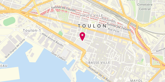 Plan de AGV immobilier - Toulon, 8 place d'Armes, 83000 Toulon