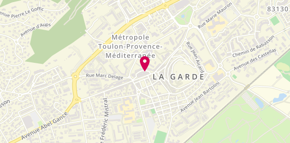 Plan de L'Agence Sud, 71 Rue Vincent Raspail, 83130 La Garde