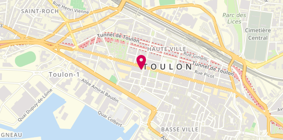 Plan de L'Agence Immobilière, 2 avenue Jean Moulin, 83000 Toulon