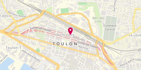 Plan de Agence Immobilière de l'Immobilier neuf - Plan Carré Toulon, 8 Rue de Chabannes, 83000 Toulon