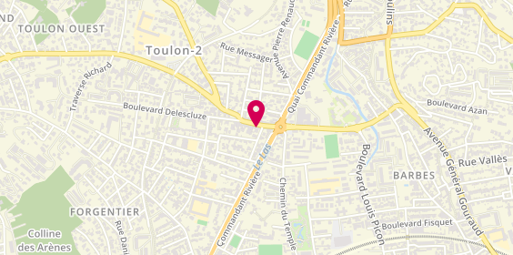 Plan de Ibox Atlas Immobilier, 69 avenue Clovis Hugues, 83000 Toulon