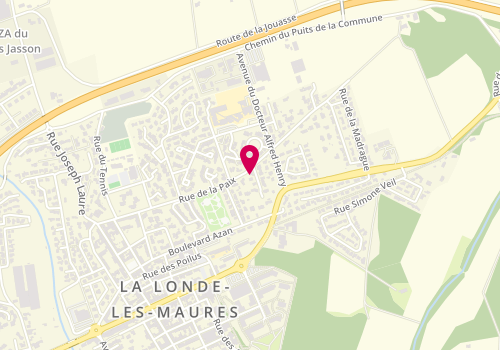 Plan de SARL Via Immobilier, 3 Allée des Pyracanthas, 83250 La Londe-les-Maures