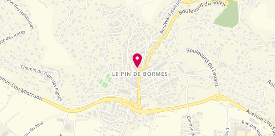Plan de Agence Bormes Immobilier, 2000 Boulevard du Soleil, 83230 Bormes-les-Mimosas