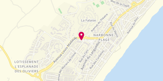 Plan de Fütterer Property, 5 place de la Méditerranée, 11100 Narbonne