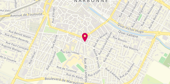 Plan de Anthony ANDUZE immobilier, 7 avenue Pierre et Marie Curie, 11100 Narbonne