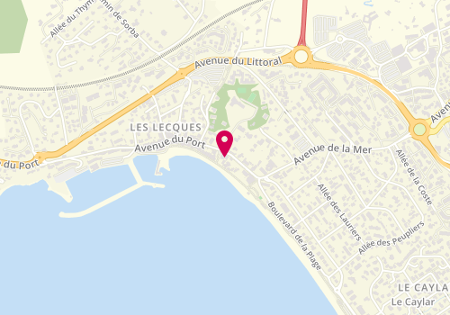 Plan de Miralles Immo, 13 avenue du Port, 83270 Saint-Cyr-sur-Mer