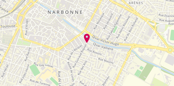 Plan de Gwenola GILLET- Immobilier Narbonne, 1 Rue Guiraud Riquier, 11100 Narbonne