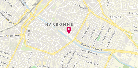 Plan de Agence Luga Immobilier, 33 Cr de la République Bis, 11100 Narbonne