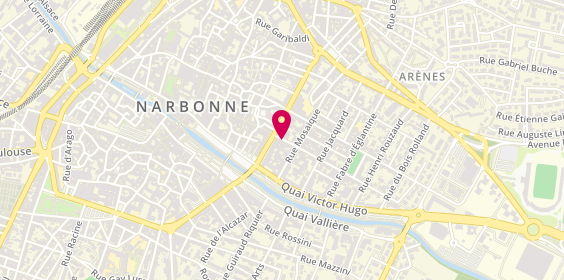 Plan de L'Etoile Immobilière, 6 Rue Paul Louis Courier, 11100 Narbonne