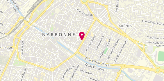 Plan de Stephane Plaza Immobilier Narbonne, 17 Boulevard Gambetta, 11100 Narbonne