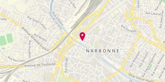 Plan de Maleam Immobilier - Pont des Marchands, 54 Rue Jean Jaurès, 11100 Narbonne