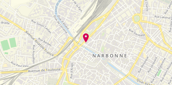 Plan de L'Adresse, 2 Boulevard Frédéric Mistral, 11100 Narbonne