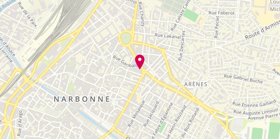 Plan de Agence du Soleil, 18 Boulevard Général de Gaulle, 11100 Narbonne