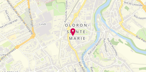 Plan de FONCIA | Agence Immobilière | Achat-Vente | Oloron-Sainte-Marie | Rue Alfred de Vigny, 19 Rue Alfred de Vigny, 64400 Oloron-Sainte-Marie