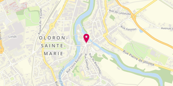 Plan de Stéphane Plaza Immobilier, 12 Rue Justice, 64400 Oloron-Sainte-Marie